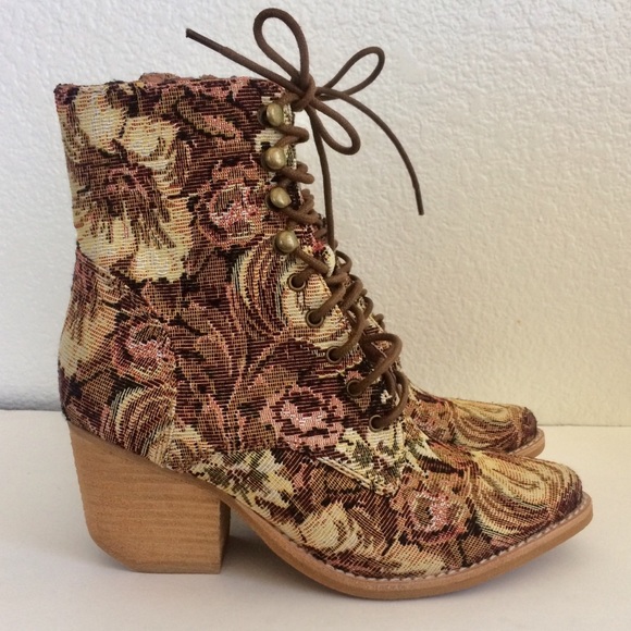 jeffrey campbell floral booties